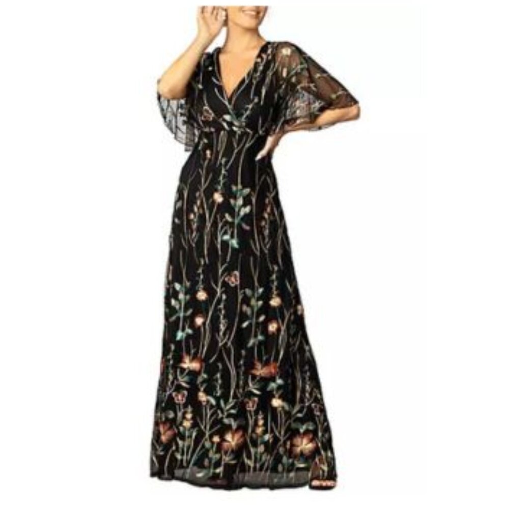 Women's Embroidered Evening Gown